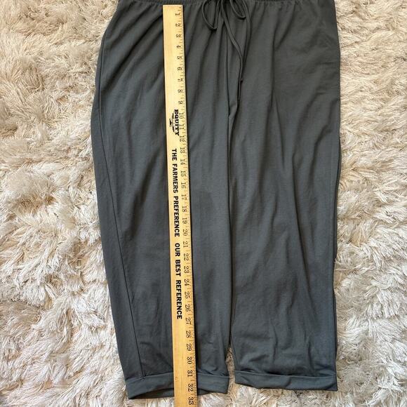 Rock & Republic Pant Suit Jumpsuit XXL Grey Desert Sand Cuffed Drawstring Waist - Picture 10 of 15